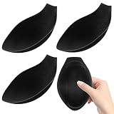 SOIMISS 4Pcs Underwear Enlarge Front Pad Removable Sponge Swimwear Briefs Pad Bulge Enlargement Mats for Swim Trunks Black