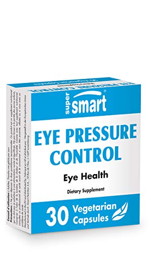 Supersmart - Eye Pressure Control - with Bilberry Extract Standardized to 36% Anthocyanins - Natural Eye Health & Anti Aging Supplement | Non-GMO & Gluten Free - 30 Vegetarian Capsules