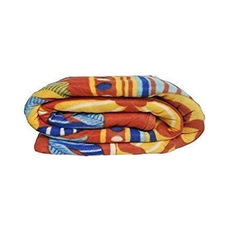 Bezzilish Home Color & Print May Vary Polar Fleece Double Bed Light Weight Blanket for Light Winters/Summer/Ac Blankets, Multicolour - Pack of 2