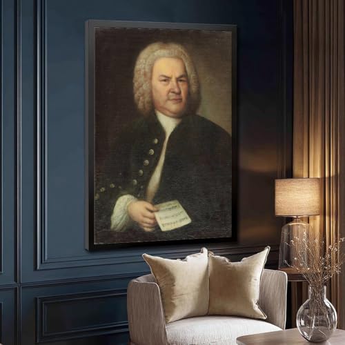 Poster Bach impression sur toile pour sublimer votre studio de musique