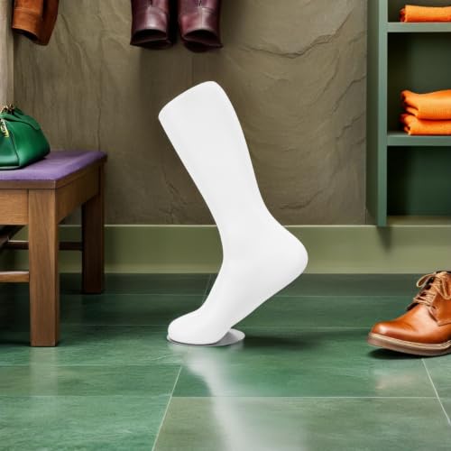 Maniquí de pie masculino magnético de plástico blanco con diseño realista 6