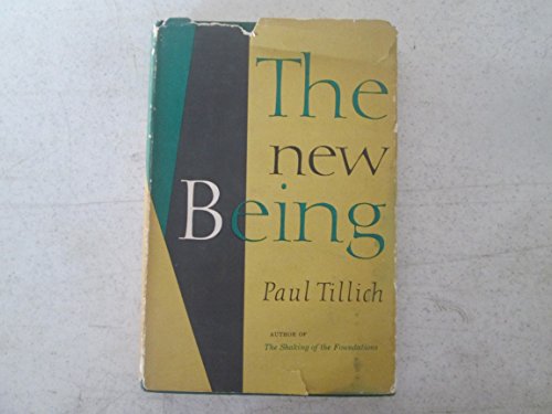 By Paul Tillich The New Being [Hardcover] B00RWU9MAU Book Cover