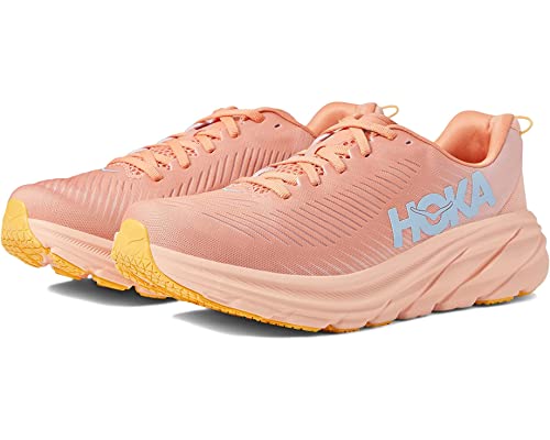 Hoka One One | Women's, Rincon 3 Road Running Sneakers (Shell Coral/Peach Parfait - 9.5) (B) US