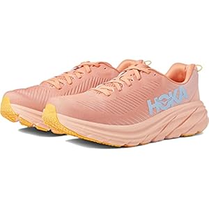 HOKA ONE ONE | Women’s, Rincon 3 Road Running Sneakers (Shell Coral/Peach Parfait – 9) (B) US
