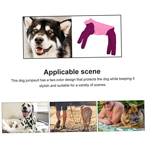 Yardwe 2 Peças roupas de cachorro grande de quatro patas cachorrinho de roupa vestido de noite de al
