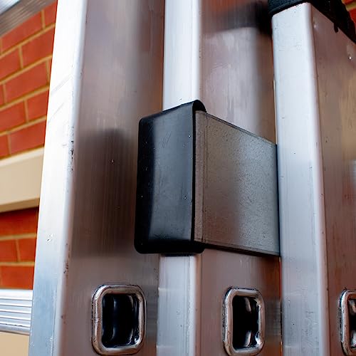 HOMEMASTER® 3 Section Extension Ladder | 150kg Load Capacity | Anti-slip Rungs, Auto-Locking Clips | Lightweight Aluminium Ladders | 6.50m 9 HOMEMASTER® 3 Section Extension Ladder | 150kg Load Capacity | Anti-slip Rungs, Auto-Locking Clips | Lightweight Aluminium Ladders | 6.50m - Image 9