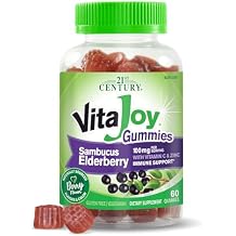 21st Century VitaJoy Sambucus Elderberry Gummies, Berry, 60 Count