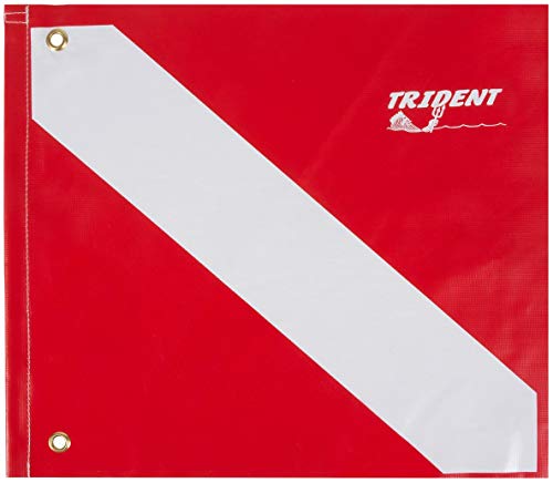Trident Heavy Duty Poly Coated 14 x 16 Inch Diver Down Flag