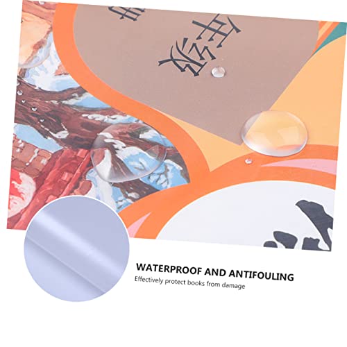 STOBOK 10Pcs Capa De Livro Autoadesiva Protetor De Livro Autoadesivo Capa De Livro De Exercícios Cap