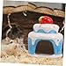 BESPORTBLE Small Animal House Hamster Shelter Nest Sturdy Pet Bed for Hamster Chinchilla Summer Charming Cake Style Hideout