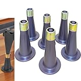 6PCS Heavy Duty Bed Frame Legs. Plastic Replacement Bed Frame Feet to Replace Wheels. Easy to Install, Prevent Sliding & Protect Floor