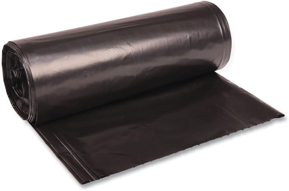 For Boardwalk 526 60 gal. 2 mil Low-Density Can Liners - Black (100/Carton) Model-C8P8-11179