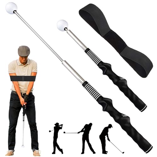 Jonuin Golf Swing Trainer mit Golf Schwungtrainer für Die Arme,