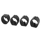  Ruilogod El piso del pie de la silla de Breuer se desliza con tapas de forma U de una sola prong 32 mm 4 piezas