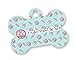 Personalized Donuts Bone Shaped Dog ID Tag - Small
