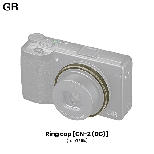 Anillo de objetivo GN-2 Ricoh gris oscuro para cámara compacta GR IIIx 4