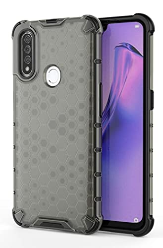 Image of Glasgow Back Case Cover Compatible with Oppo A8 (Stylish Design) -Black