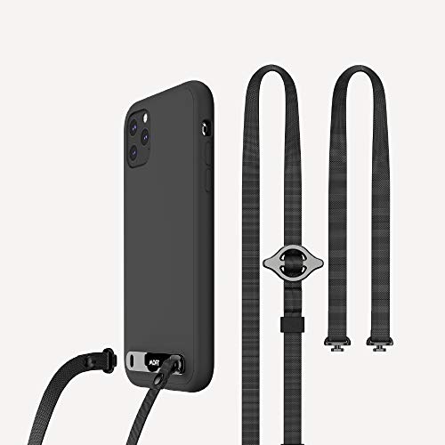 MOFT Cell Phone Lanyard Holder Sling Phone Case, Shock-Absorbent, Instant Strap Attatchment, One-Handed Strap Length Adjustment, with Two Straps to Be Switched (Black, 11)