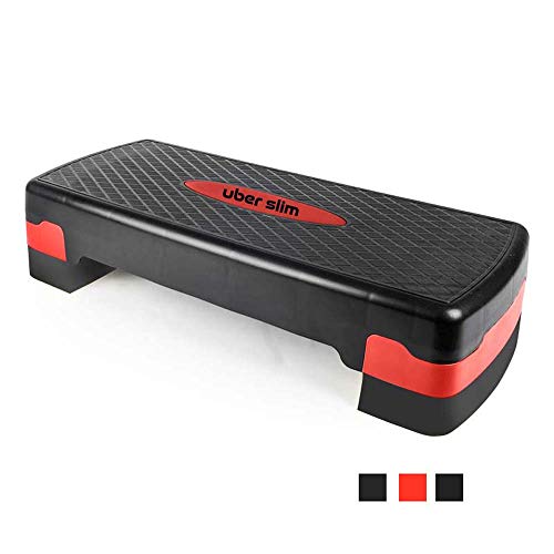 Fitness Aerobic Step with Risers Workout Equipment for Home Workouts Exercise Equipment Home Gym Fitness Accessories Workout Bench Gym Equipment for Home, Step Up Exercise Platform Adjustable