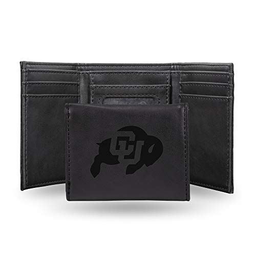 Image of Rico Industries NCAA Laser Engraved Trifold Laser Engraved Tri-Fold Wallet - Men's Accessory