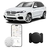 GPS Tracker for Vehicles, Tracker Device for Vehicles No Monthly Fee, Real-Time Tracking Car Tracker Work with Find My (iOS Only), Magnetic Mini Car Tracker Device Hidden with Magnetic Waterproof Case