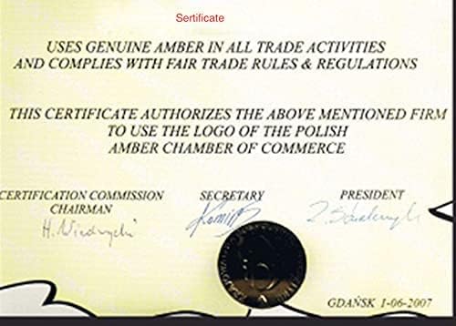 Ian and Valeri Co. Amber Sterling Silver Drop Ring - Image 3