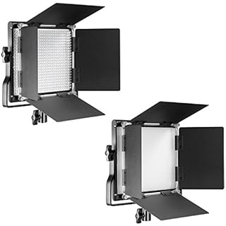 NEEWER 660 LED Video Light Panel Fotografia Illuminazione Studio fotografico Pannello LED bicolore 3200-5600K CRI 96+ con staffa a U e Flux Cutter per YouTube Video Photo Studio