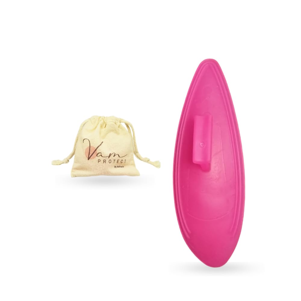 Intimate Protection Waxing, Shaving, Sport, Pregnancy, Tight Clothing - 4 Sizes in 1 - Comfort, Safety, Versatility - Simple dark pink version with printed pouch 100% cotton