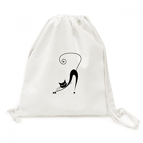 Sac à dos chat noir extensible pour ranger vos affaires sans encombre
