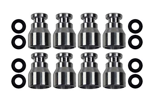 Ict Billet Fast Lsxr Fuel Injector Spacer 8pc Set 551477