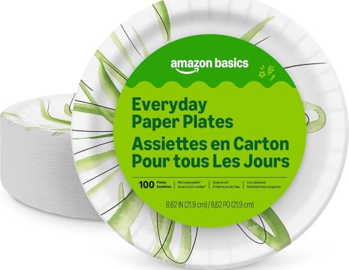 Amazon Basics Everyday Disposable Paper...