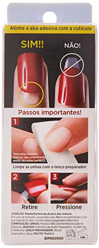 Unha Impress New Yoyk City Curto - Diversity - Edição Limitada, KISS NEW YORK, Rose & Glitter