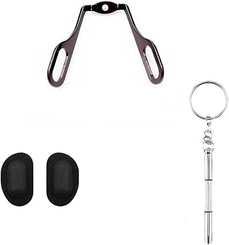 Sunglasses Nose Pads Arm Silicone Eyeglass Nosepads Repair Kit Screwdriver