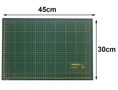 Kit Base De Corte 45x30 + Régua 15x30 + Cortador 45mm