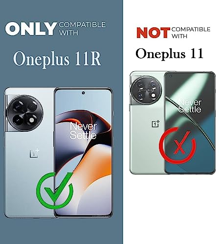 Image of Jkobi Lifetime Anti-Yellow MagSafe Compatible Clear Back Cover Case for OnePlus 11R (Sleek Hard Crystal | Shockproof and Camera Protection)