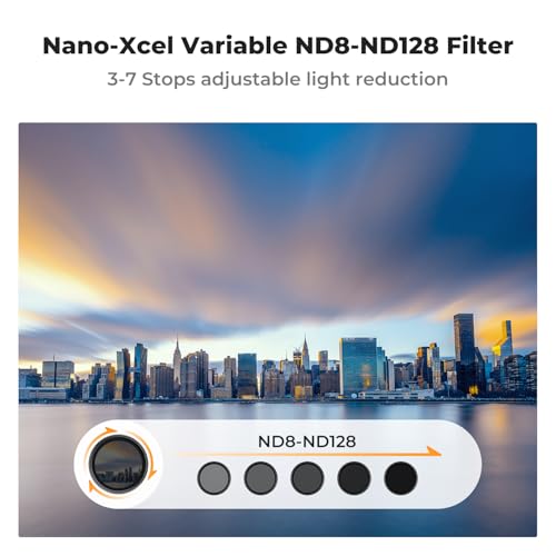 Filtre ND variable ND8-128 hydro pour objectif photo K&F Concept - 2
