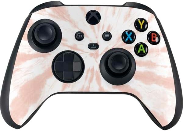 Skinit Decal Gaming Skin Compatible with Xbox Series X Bundle - Pink Tie Dye Design