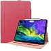 Produktbild ProCase Hülle mit Stifthalter für iPad Pro 11 Zoll 2nd Gen 2020, Lederhülle Schutzhülle mit Kartenfach Multi Blickwinkel,Premium PU Ledertasche Folio Ständer Case Cover iPad Pro 11 Rot