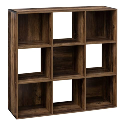 5five - Mix n modul indus 9 estantes, Efecto Madera Oscura