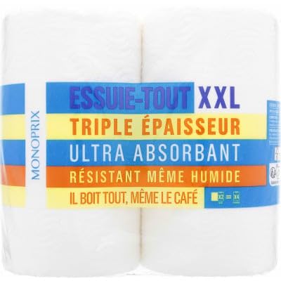 Monoprix Essuie-Tout Triple Epaisseur XXL x2