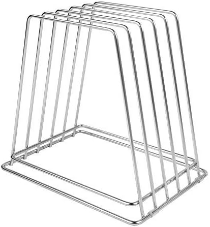 Thirteen Chefs Professional Kitchen Cutting Board Organizer, 1" Slot Stainless Steel Rack Fits Baking Sheets and Pans, NSF Approved for Commercial Restaurants
