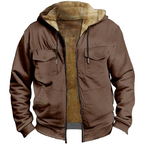 Veste à capuche chaude homme pour affronter le froid matinal lors des trajets quotidiens