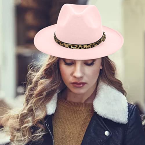 Unbekannt-Fedora-hat-Fedora-Wide-Women-s-Buckle-Belt-with-Cap-Boys-baseball-caps-10-years-old-Pink-one-size