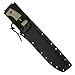 ESEE Authentic JUNGLAS-E Survival Knife, Kydex Sheath, MOLLE Backing