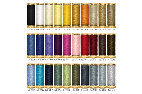 Gütermann Cotton Box fil coton Ne 50 pour machine à coudre et patchwork - 5