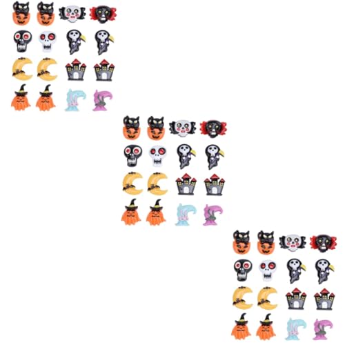 Accesorios de resina para Halloween NUOBESTY pack de 48 piezas para manualidades y fundas 2
