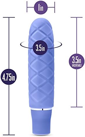Blush mini vibrador lila 12 cm - 3 cm x 1 AA 2 velocidad de ...