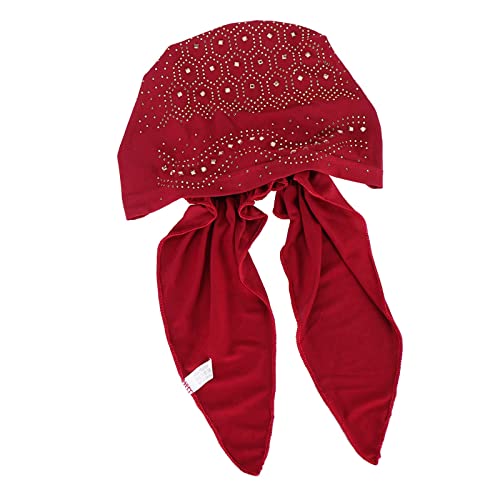 Gorra de béisbol de invierno para hombre, multicolor, monocolor, musulmán, hijab sombrero, artículo para fans, Vino, Talla única