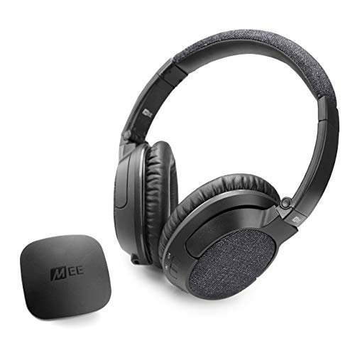 MEE audio Connect T1M3 Bluetooth Wireless Headphone System for TV - Includes Bluetooth Wireless Audio Transmitter and Matrix3 Wireless HD Headphones w/aptX Low Latency Technology