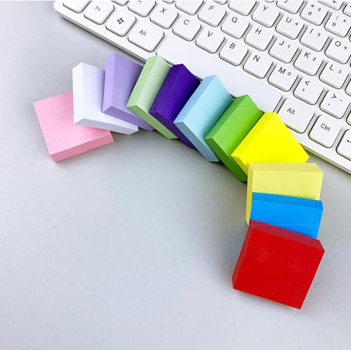 11 pads multicolor sticky notes set assorted bright colors 11-colors mini-sized sticky index tab